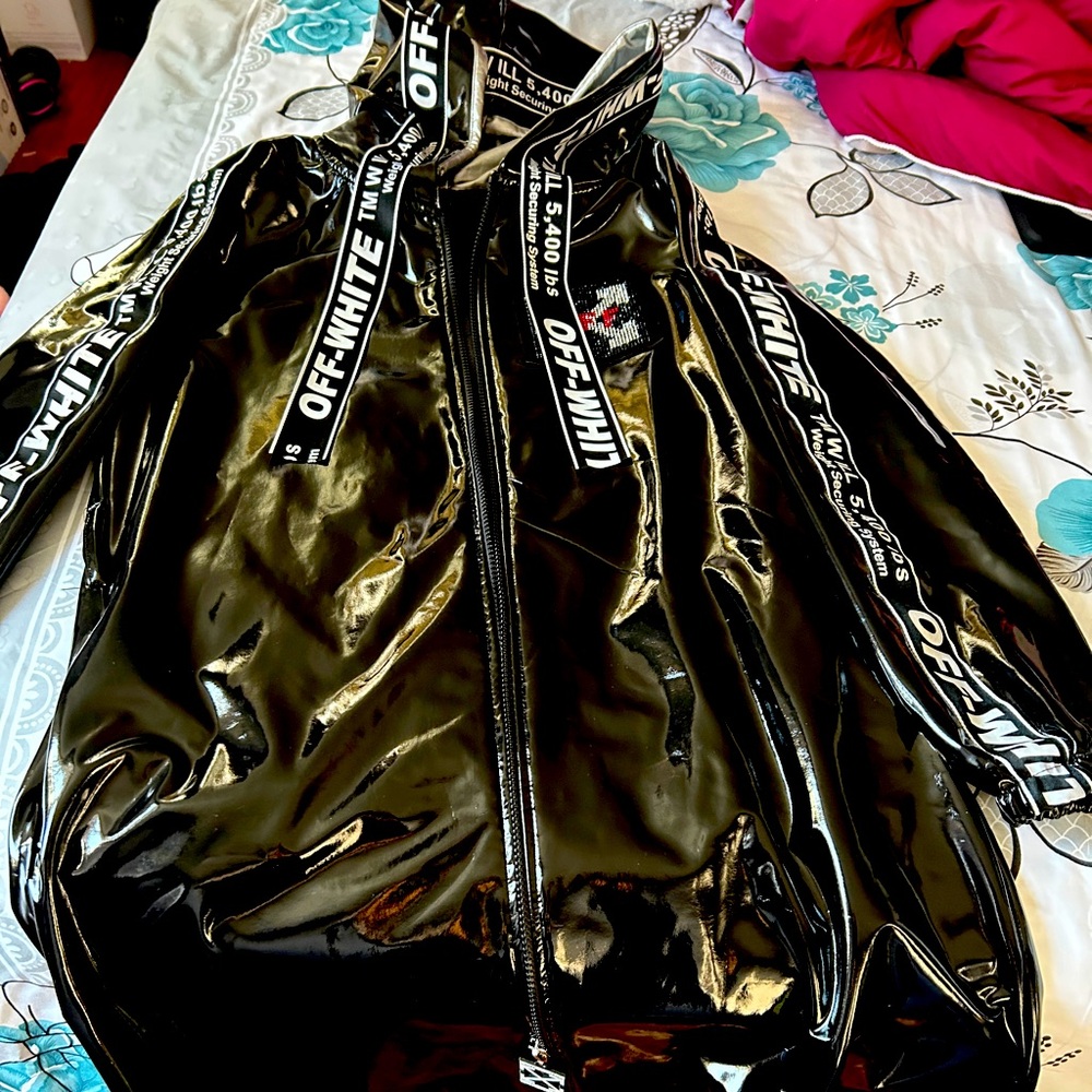 Black Offwhite spring jacket